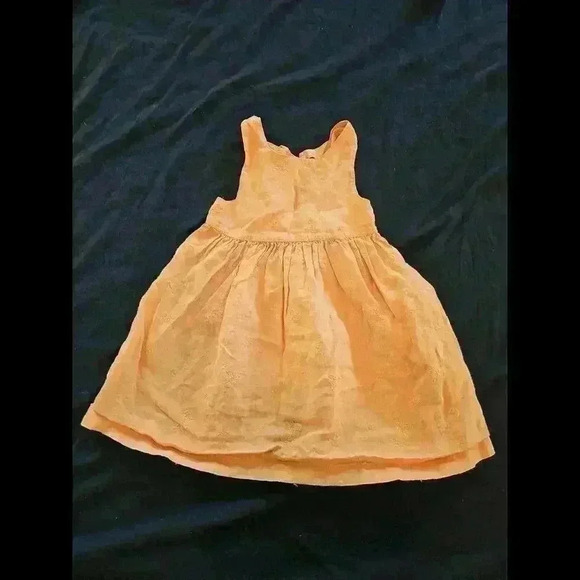 Petit Patapon Orange Summer Dress for Girls - Picture 1 of 5